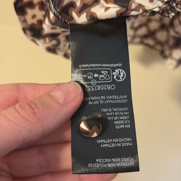 NWT By Anthropologie Movk Neck Swing Mini dress Extra Small Petite NEW - Picture 7 of 10